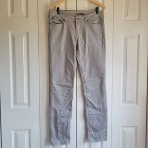 Prana Light Gray Women's Straight Leg Jeans
